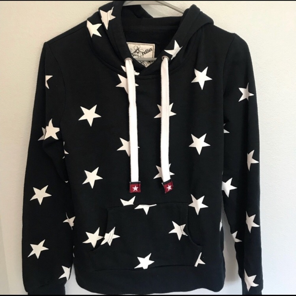 Navy Blue Star Hoodie